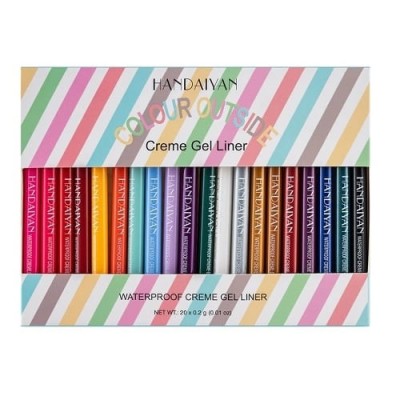 Set 20 creioane de ochi rezistente, Handaiyan, Colour Outside, Waterproof, A foto