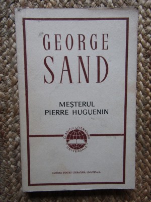 George Sand - Mesterul Pierre Huguenin foto