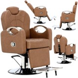 scaun de coafor Besarion de barber hidraulic pentru salon de coafor barber shop barberking