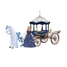 Set Papusa si Caleasca Magica cu Lumini si Sunete