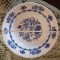 Set farfurii cu ornamente din cobalt, 12 persoane, made in RSR vintage