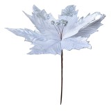 Cumpara ieftin Craciunita artificiala alba 34x38 cm