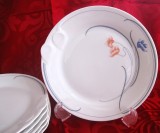 SET FARFURII PORTELAN HUTSCHENREUTHER FLEURON CHLOE PARIS DECOR ST. MICHEL FARFURII TORT / MIC DEJUN 19.5 CM