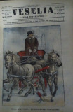Ziarul Veselia : TITU MAIORESCU - gravură, caricatură, 1913