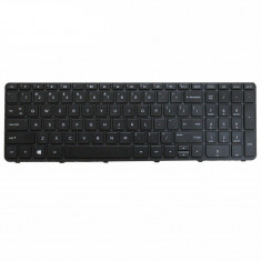 Tastatura Laptop, HP, pavilion 250 G3, originala, neagra, cu rama, US foto