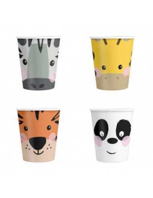 Set 4 pahare animale 220 ml foto