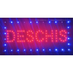 Reclama LED - DESCHIS - de interior, 48 x 25 cm