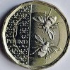 Marea Britanie 2023: 1 Pound Charles al III-lea - Albine (Honeybees), KM#2447, UNC