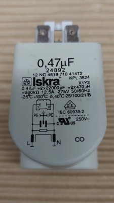 Filtru deparazitare Masina de spalat WHIRLPOOL AWO/C 72200 / R30 foto