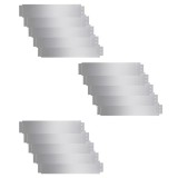 Cumpara ieftin Gard de gazon, 15 buc., 100 x 20 cm, otel galvanizat