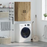 vidaXL Dulap de perete Pe perete Stejar Artizanal 69,5 x 34 x 90 cm 879517