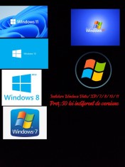 Instalare windwos Vista/XP/7/8/10/11 Preț 50 lei