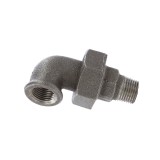 Cot cu racord olandez 97, fonta neagra, FI - FE, 1 1/4&quot;