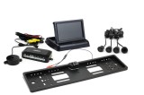 Kit senzori de parcare AMiO TFT02 4,3 cu camera HD-402-LED, 4 senzori spate negri Gold, afisaj si asistent parcare auto complet