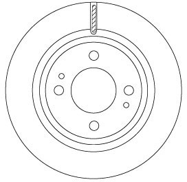 TRW DF6908 Disc frana