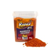 Kapak pelete cerealiere mango &amp; orange (portocaliu) 2mm 1kg