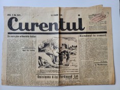 Rar Ziar vechi Curentul, director Pamfil Seicaru, Brasov, joi 12 august 1937 foto