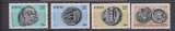 GRECIA NUMISMATICA 1972 MI. 380-383 MNH, Nestampilat