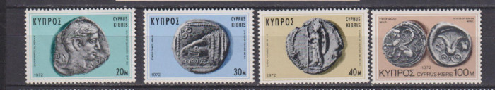 GRECIA NUMISMATICA 1972 MI. 380-383 MNH