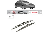 Cumpara ieftin Set 2 stergatoare CHEVROLET LACETTI (J200) din 2005-2013, Tip Clasic Standard, Bosch Twin