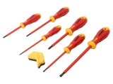 Kit șurubelnițe izolată Phillips și plată ERGONIC&reg; 6 buc FELO