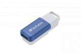 MEMORIE USB VERBATIM DATABAR 64GB USB 2.0 ALBASTRU &quot;49455&quot; (TIMBRU VERDE 0.03 LEI)