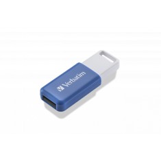 MEMORIE USB VERBATIM DATABAR 64GB USB 2.0 ALBASTRU &quot;49455&quot; (TIMBRU VERDE 0.03 LEI)