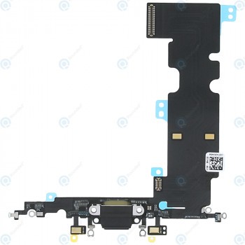 Conector de &icirc;ncărcare flex negru pentru iPhone 8 Plus