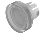 Lentilă pentru buton 16mm neagră
