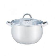 Cratita Inox cu Capac de Sticla 5.1L 22cm Grunberg GR6822 foto