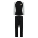 Cristiano Ronaldo pijamale de bărbați CR7 Long black - XXL
