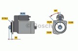 Starter VW BEETLE Cabriolet (5C7) (2011 - 2016) BOSCH 0 986 024 100