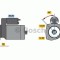 Starter VW PASSAT Variant (3C5) (2005 - 2011) BOSCH 0 986 024 100