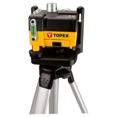 Nivela laser, cap rotativ, cu trepied, 30 m, Topex foto