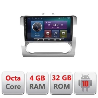 Navigatie Ford Focus clima automata C-140-automatic Octa Core cu Android Radio Bluetooth Internet GPS WIFI 4+32GB CarStore Technology foto