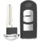 Carcasa cheie Topautochei&reg; pentru Mazda 3 5 6 CX-5 CX-7 CX-9 3 butoane lamela TIP 2