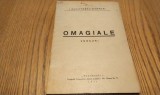 I. DUMITRESCU-PIETRARI (dedicatie-autograf) - Omagiale - versuri Editura Tipografia Cooperativa &quot;Litera Crestina&quot;, 1940, 32 p.; coperta originala, Alta editura