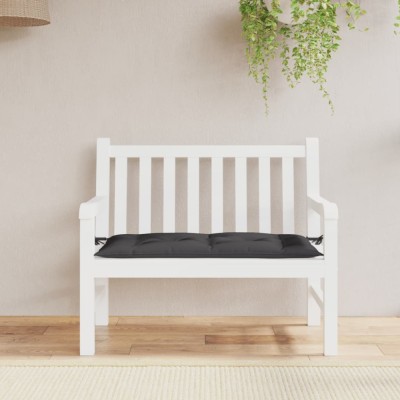 vidaXL Pernă bancă de grădină, negru, 110x50x7 cm, material oxford 361818 foto