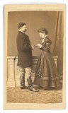 3813 - ARAD, family, Romania, CDV ( 10,7/6,3 cm ) - old real Photo