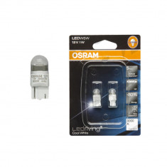 Becuri auto Osram Retrofit 12V T10 W2.1x9.5d 1W cu LED , culoare 6000K Kft Auto foto