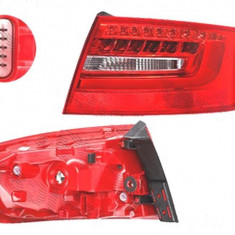 Stop spate lampa Audi A4/S4 (B8), 11.2011-12.2015 Model Avant, spate, Dreapta, partea exterioara; LED+W16W; fara suport bec, DEPO