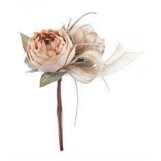 Buchet Trandafiri bej 7x20 cm