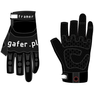 Gafer Framer gloves manusi de lucru cu 3 degete expuse foto