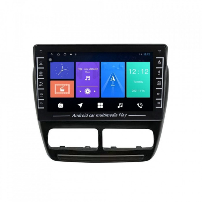 Navigatie dedicata cu Android Fiat Doblo 2010 - 2015, 1GB RAM, Radio GPS Dual