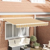 VidaXL Material de &icirc;nlocuire pentru marchiză pentru cadrul de 3.5x2 m cu dungi colorate
