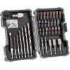 Set 35 Accesorii Bosch Pro-Mix: Burghie Lemn, Chei Tubulare, Bit-uri PH/PZ/Drepti/Hex/Torx + Suporti