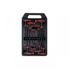 Set chei cu maner T BGS BG-7880, 9 bucati, T10-T50