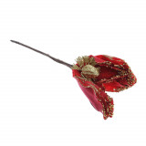 Floare Craciun rosie 25 cm