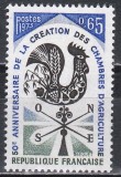 Franta 1973 - A 50-a aniversare a Camerelor de Agricultură Franceze, MNH, Nestampilat