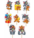 Model Tom si Jerry pentru Tort, Carton Foliat